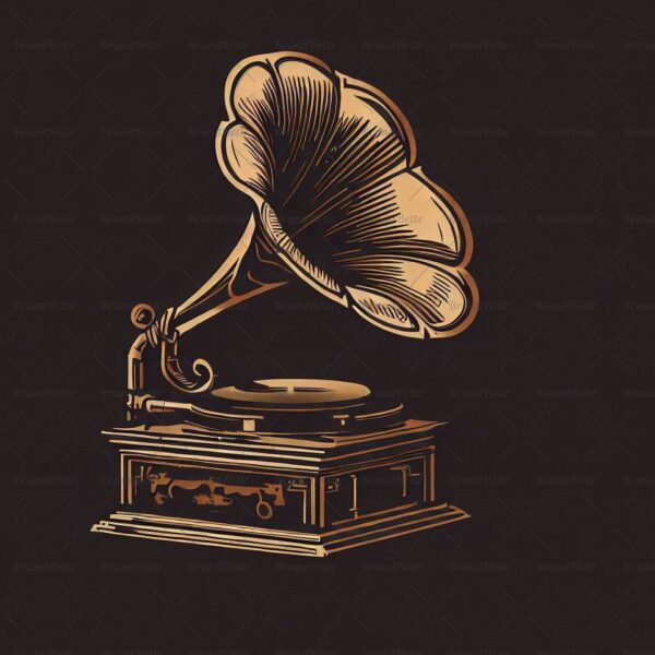 Antiker Grammophon